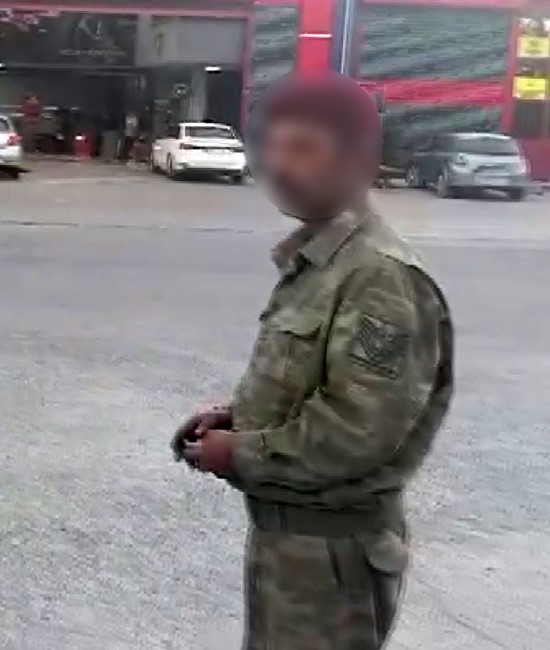Aracını adeta tanka çevirdi, polis trafikten men edip ehliyete el koydu