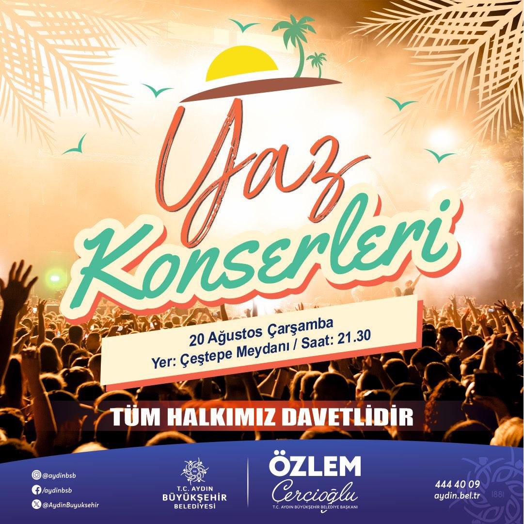 B&uuml;y&uuml;kşehir&rsquo;den Yaz Konserleri&rsquo;ne davet
