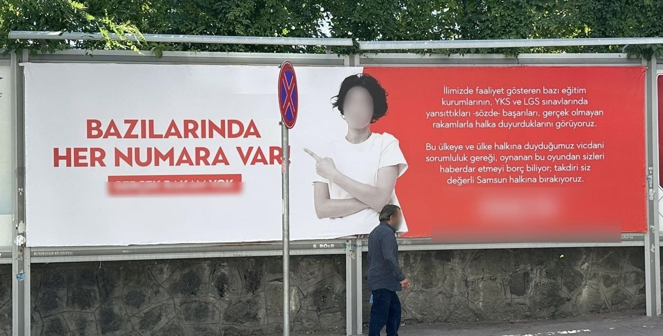 Özel kurslardan billboardlu "başarı" tartışması: "Halkı kandırıyorlar"