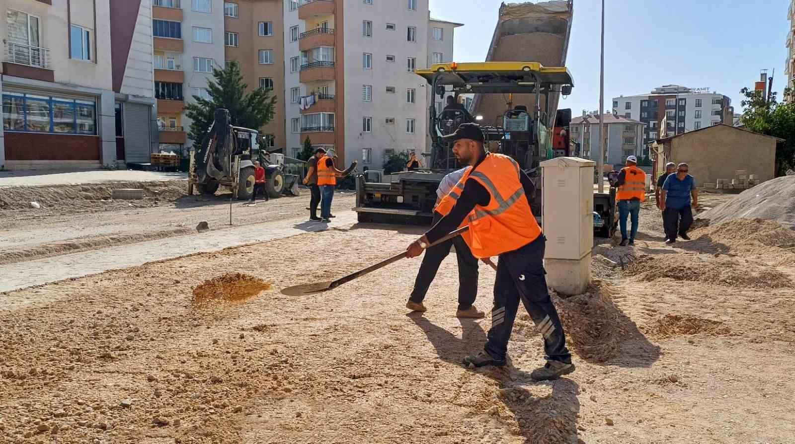 Terzioğlu caddesindeki &ccedil;alışmalarda sona doğru
