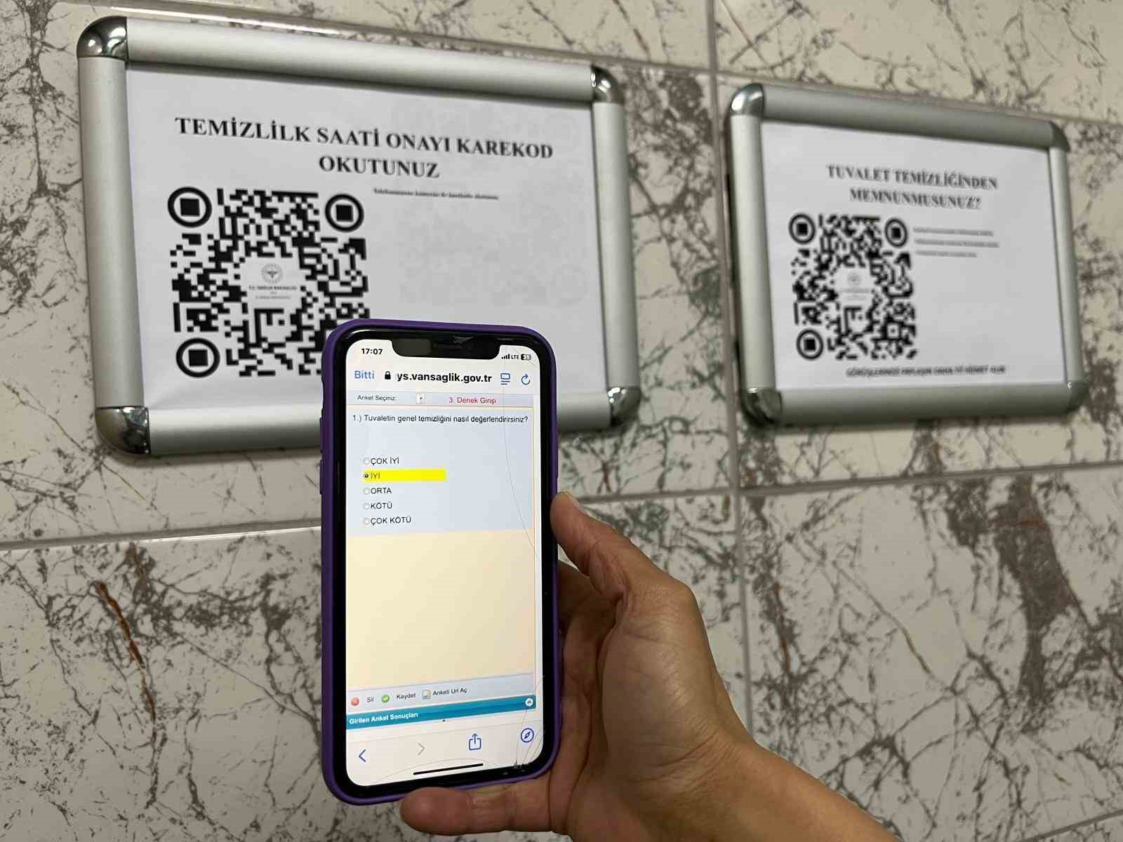 Van&rsquo;da QR kod temizlik uygulaması başlıyor
