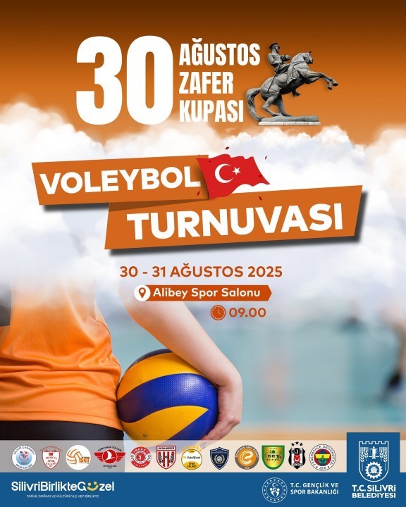 Silivri&rsquo;de 30 Ağustos Zafer Kupası Turnuvaları 25 Ağustos&rsquo;ta başlayacak
