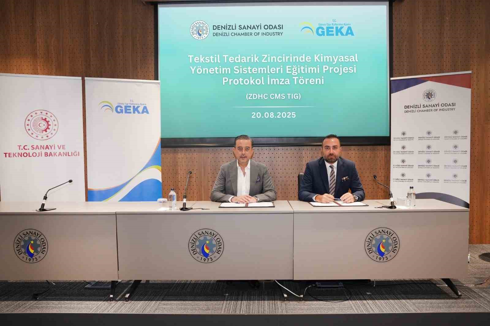 DSO ve GEKA’dan tekstil sektörü için ’Yeşil Dönüşüm’ projesi