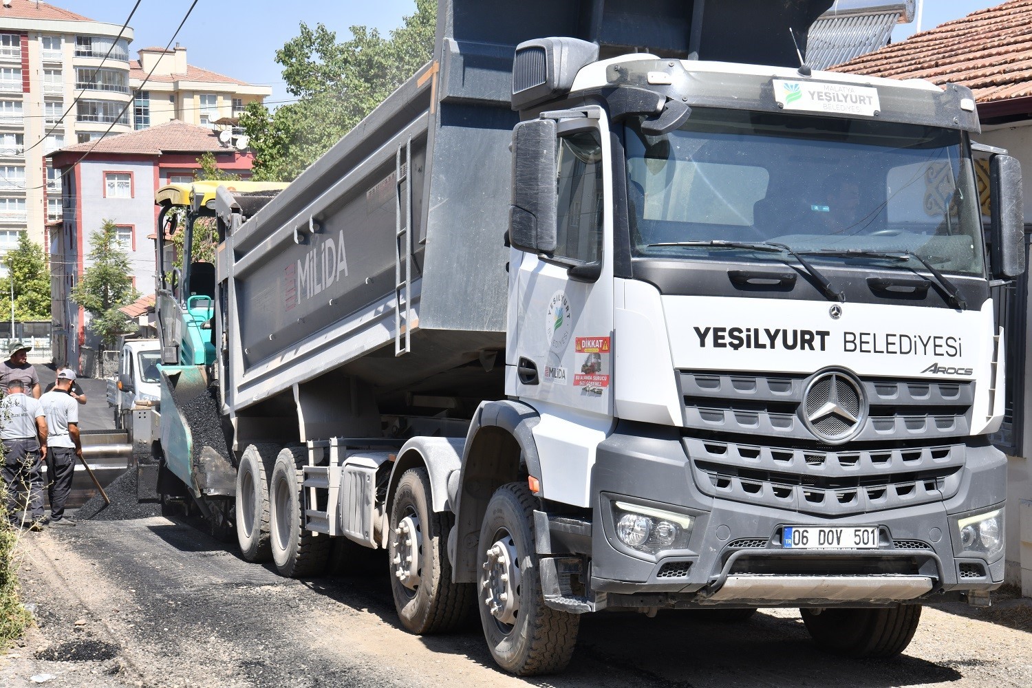 Aşağıbağlar Mahallesi&rsquo;nde yol konforu artıyor
