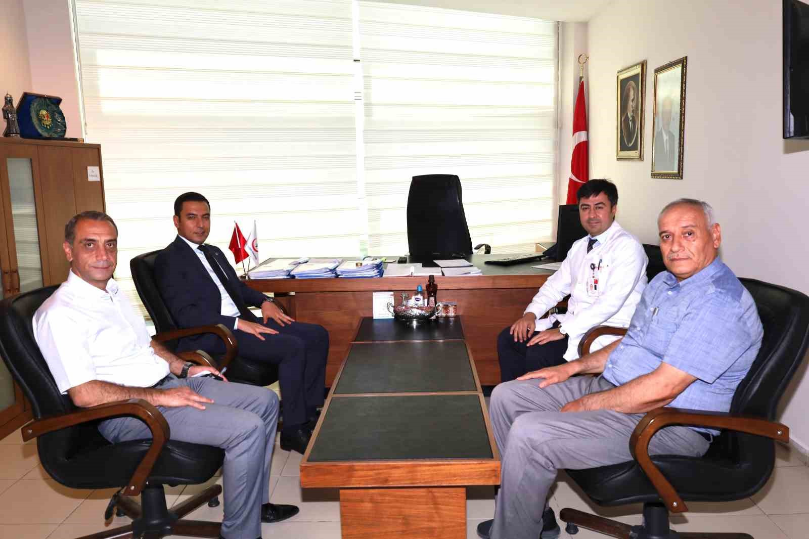 Kaymakam Uğuz&rsquo;dan hastane ziyareti
