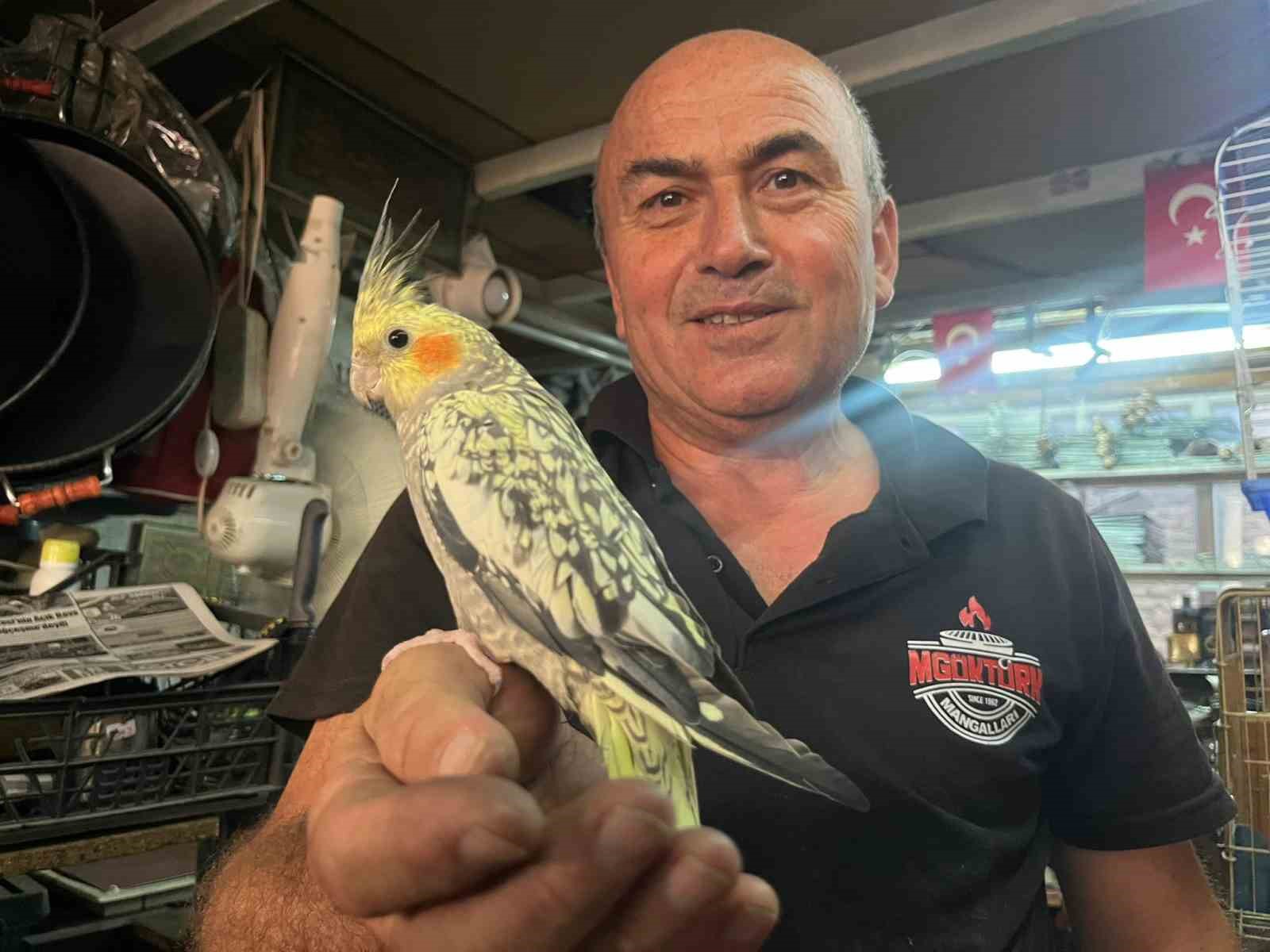 Soba ve mangal ustası Mustafa Göktürk’ün kuş sevgisi