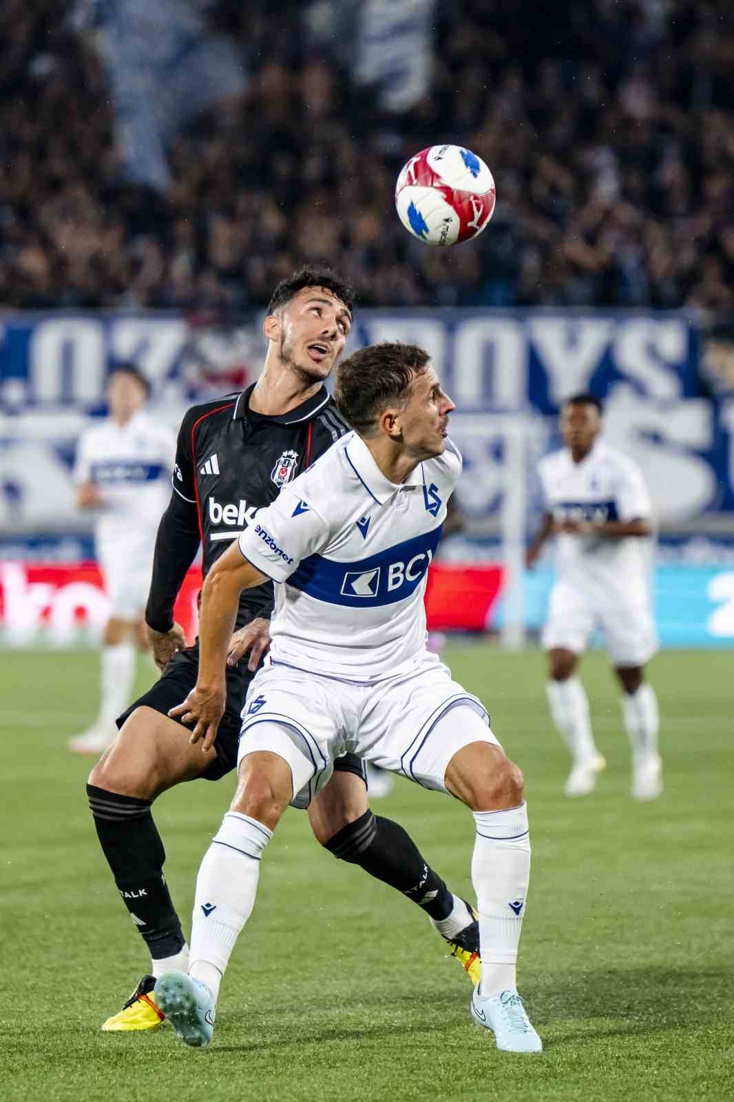 UEFA Konferans Ligi: Lausanne Sport: 0 - Beşiktaş: 1 (İlk yarı)
