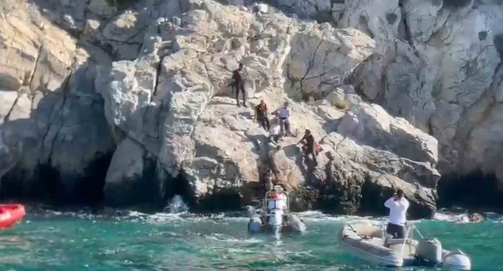 &Ouml;ren&rsquo;deki kurtarma operasyonunun g&ouml;r&uuml;nt&uuml;leri ortaya &ccedil;ıktı

