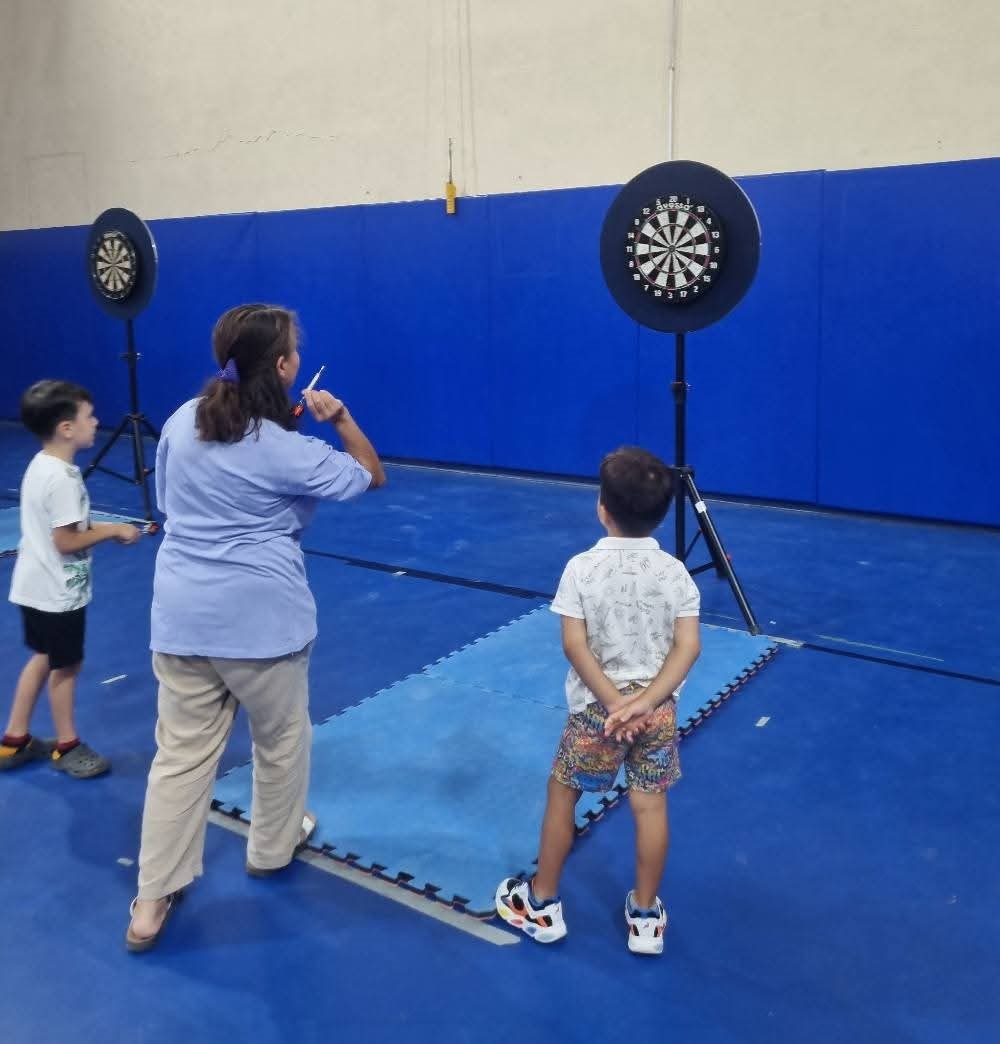 Aileler &ccedil;ocuklarıyla birlikte sporun keyfini &ccedil;ıkardı
