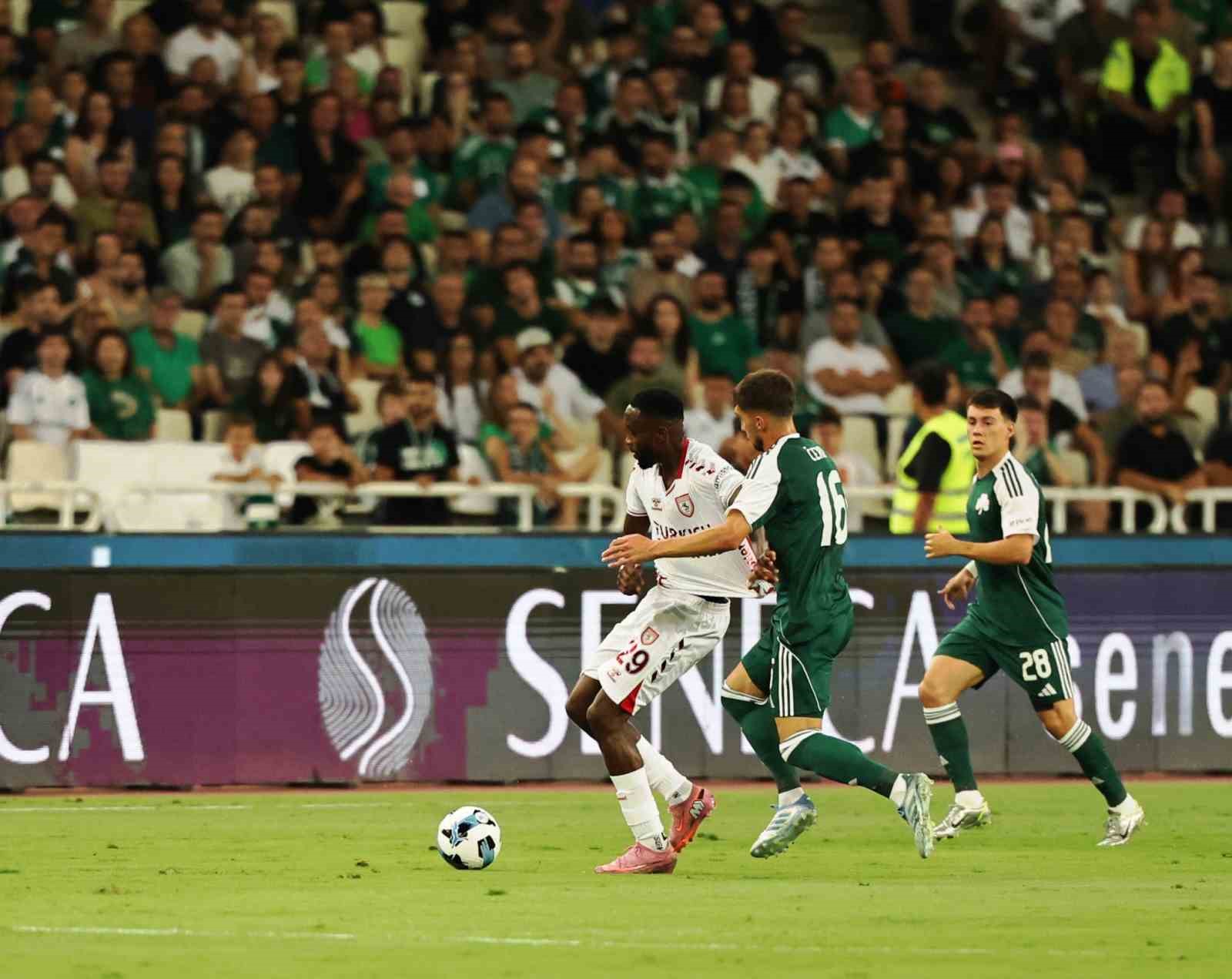 UEFA Avrupa Ligi: Panathinaikos: 0 - Samsunspor: 0 (İlk yarı)