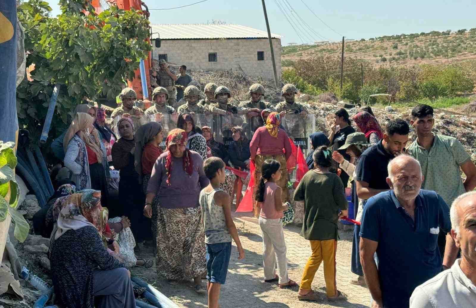 Mahalleliden kanalizasyon suyu tepkisi