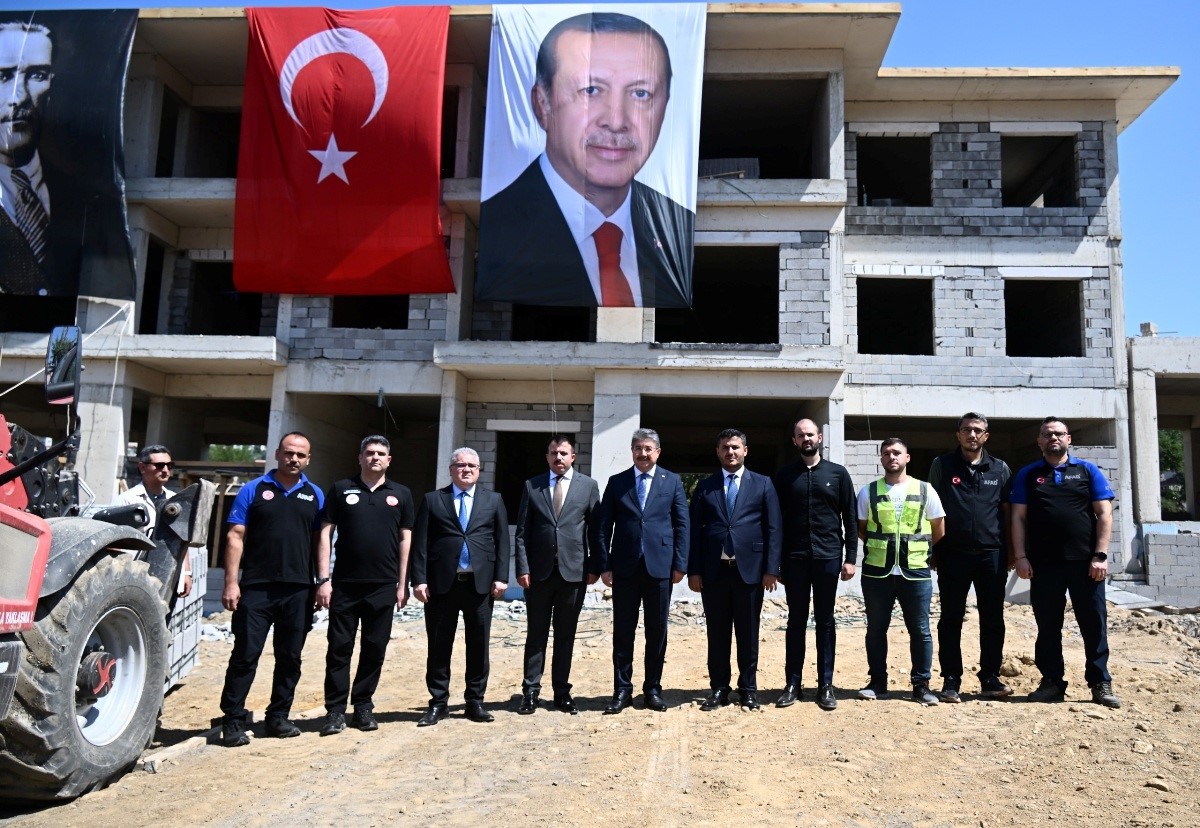 Hasanbeyli&rsquo;de rezerv alan inşaatları hızla y&uuml;kseliyor
