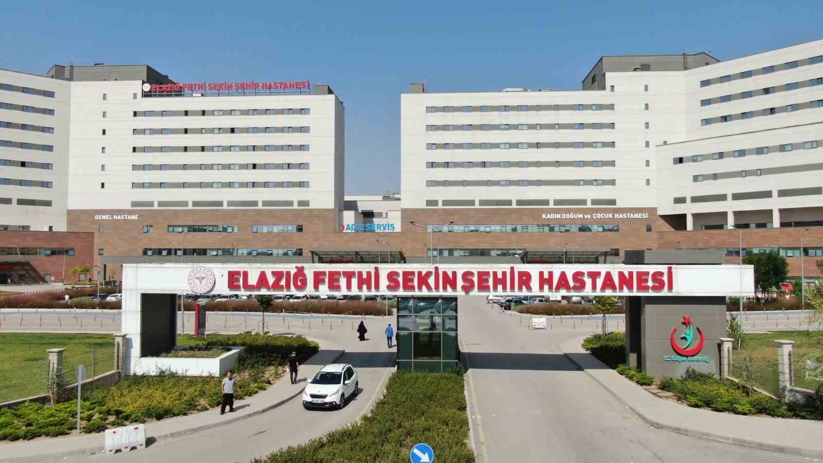 Elazığ Fethi Sekin Şehir Hastanesi, ilk 7 ayda 1 milyon 599 bin hastaya hizmet verdi

