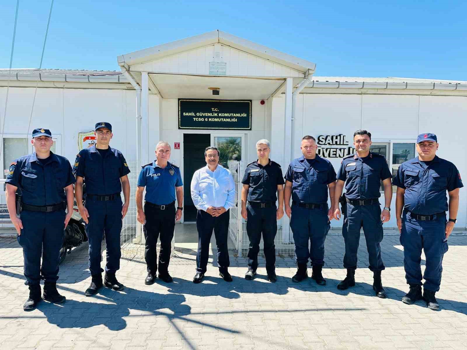 Kaymakam Cumali Atilla&rsquo;dan Sahil G&uuml;venlik Bot Komutanlığına ziyaret
