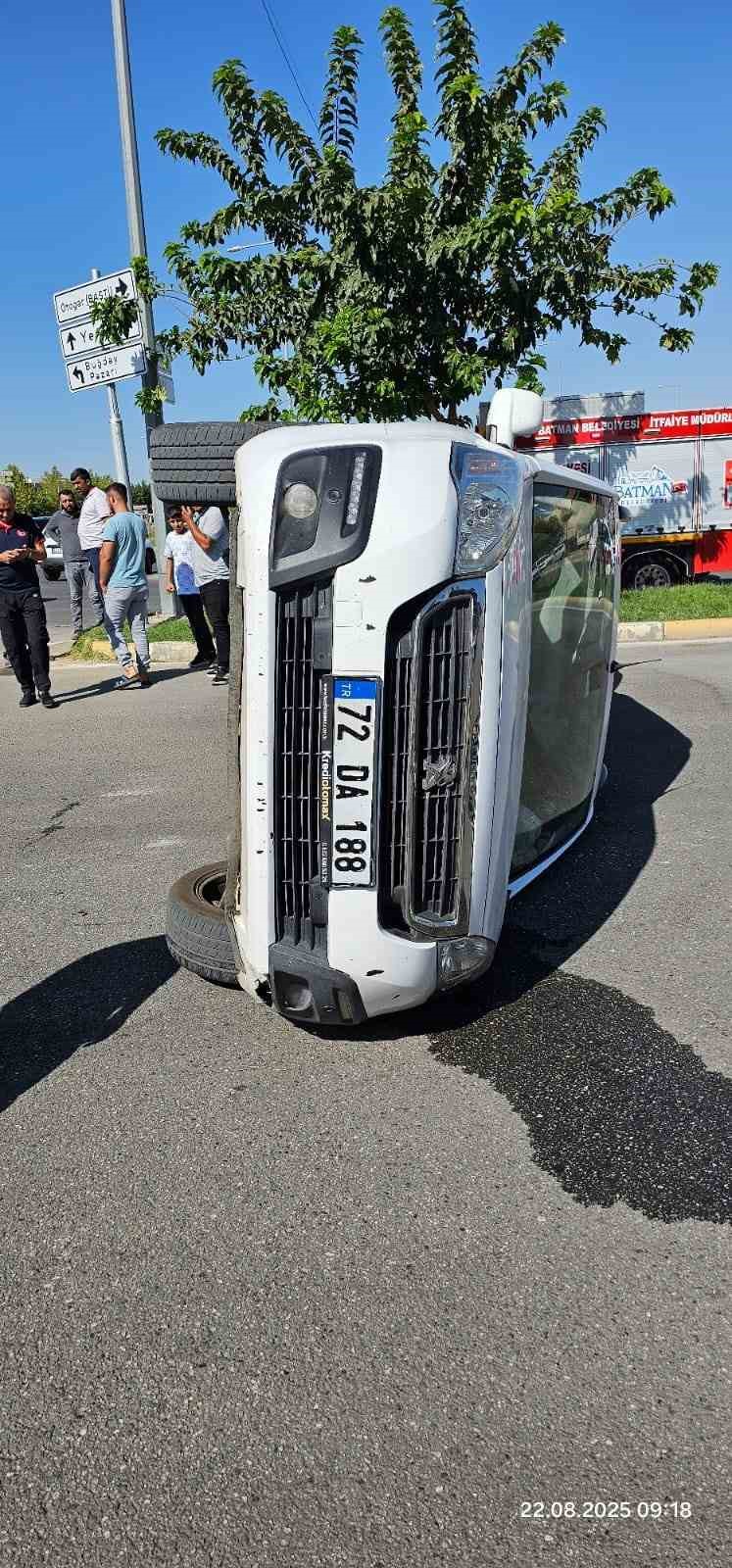 Batman’da trafik kazası: 1 yaralı