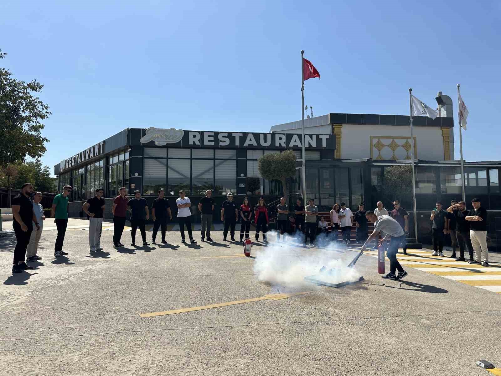 Yangınlara karşı eğitim
