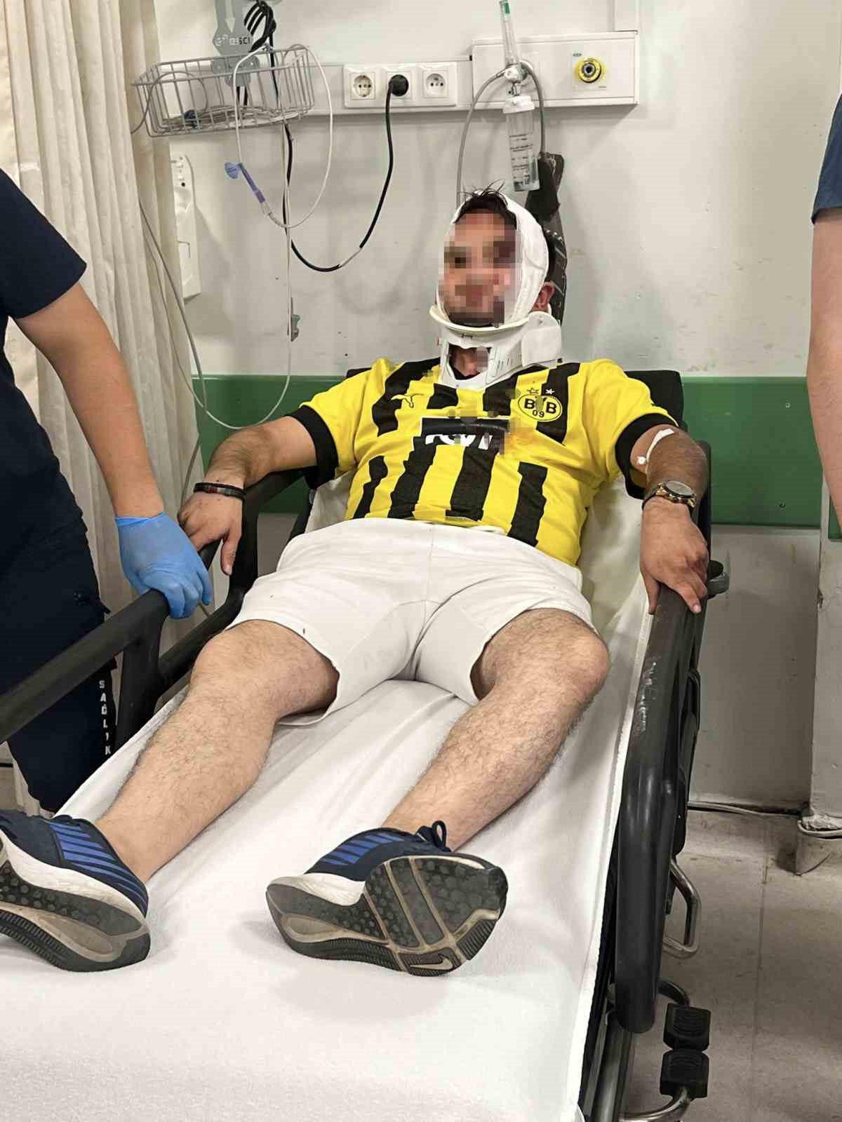 Samsun&rsquo;da daire satışı nedeniyle &ccedil;ıkan tekme ve sopalı kavga g&uuml;venlik kamerasında
