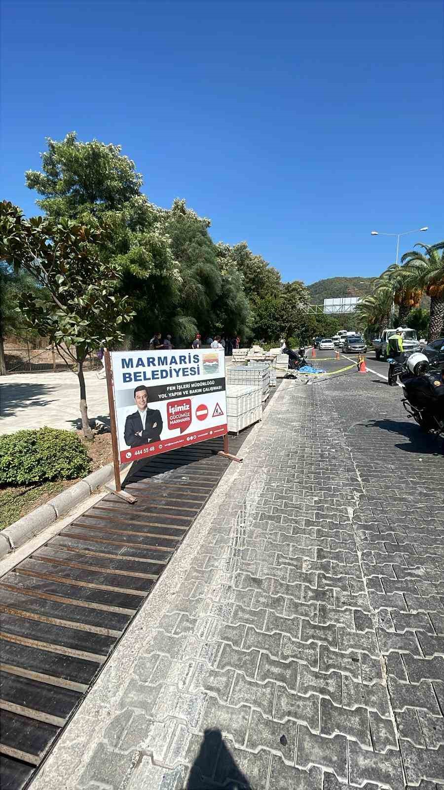 Marmaris&rsquo;te Motosiklet can aldı
