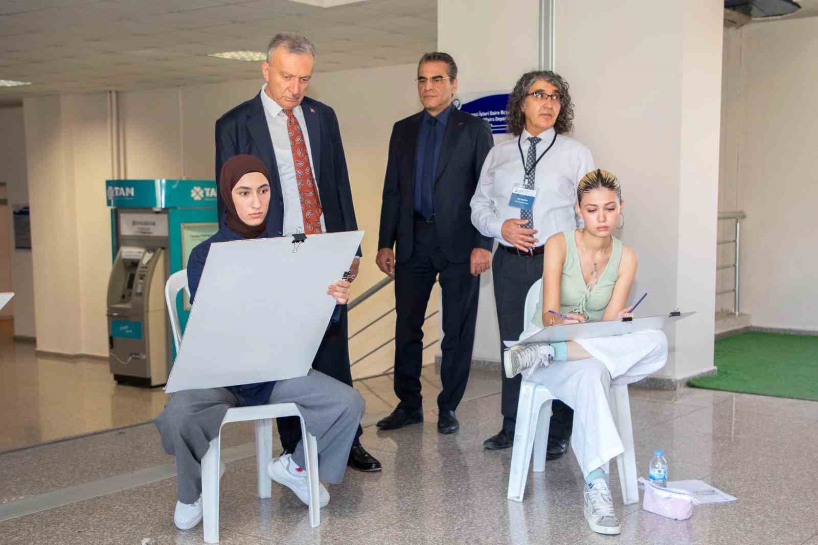 Erzincan’da güzel sanatlar için özel yetenek sınavları yapıldı