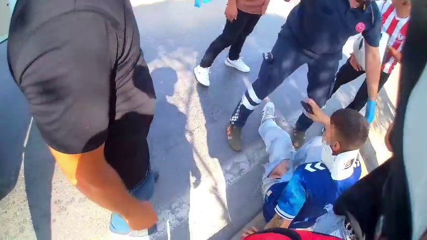 Samsun’da motosikletler çarpıştı: 2 yaralı
