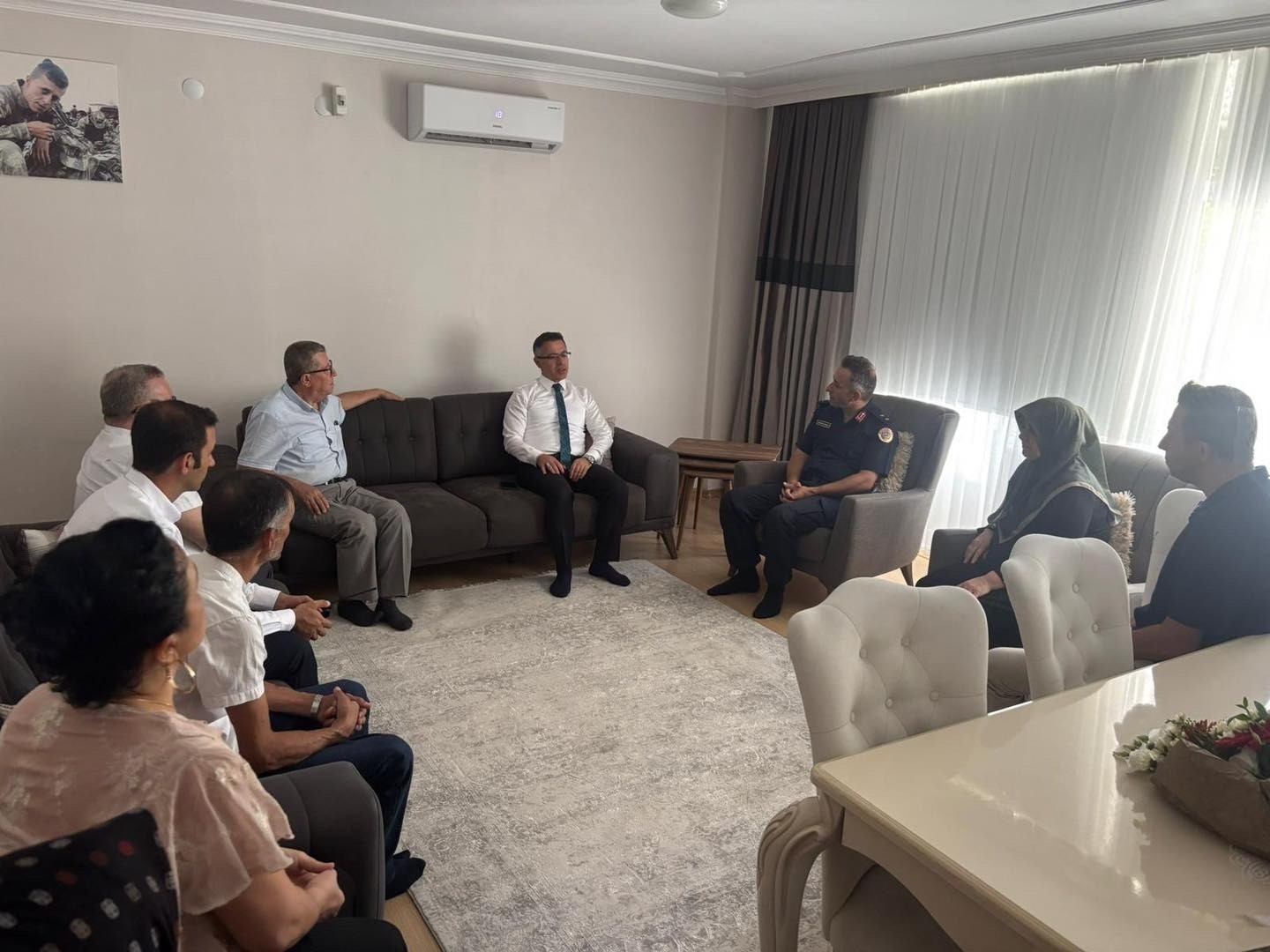 Kaymakam Koç’tan şehit ailesine ziyaret