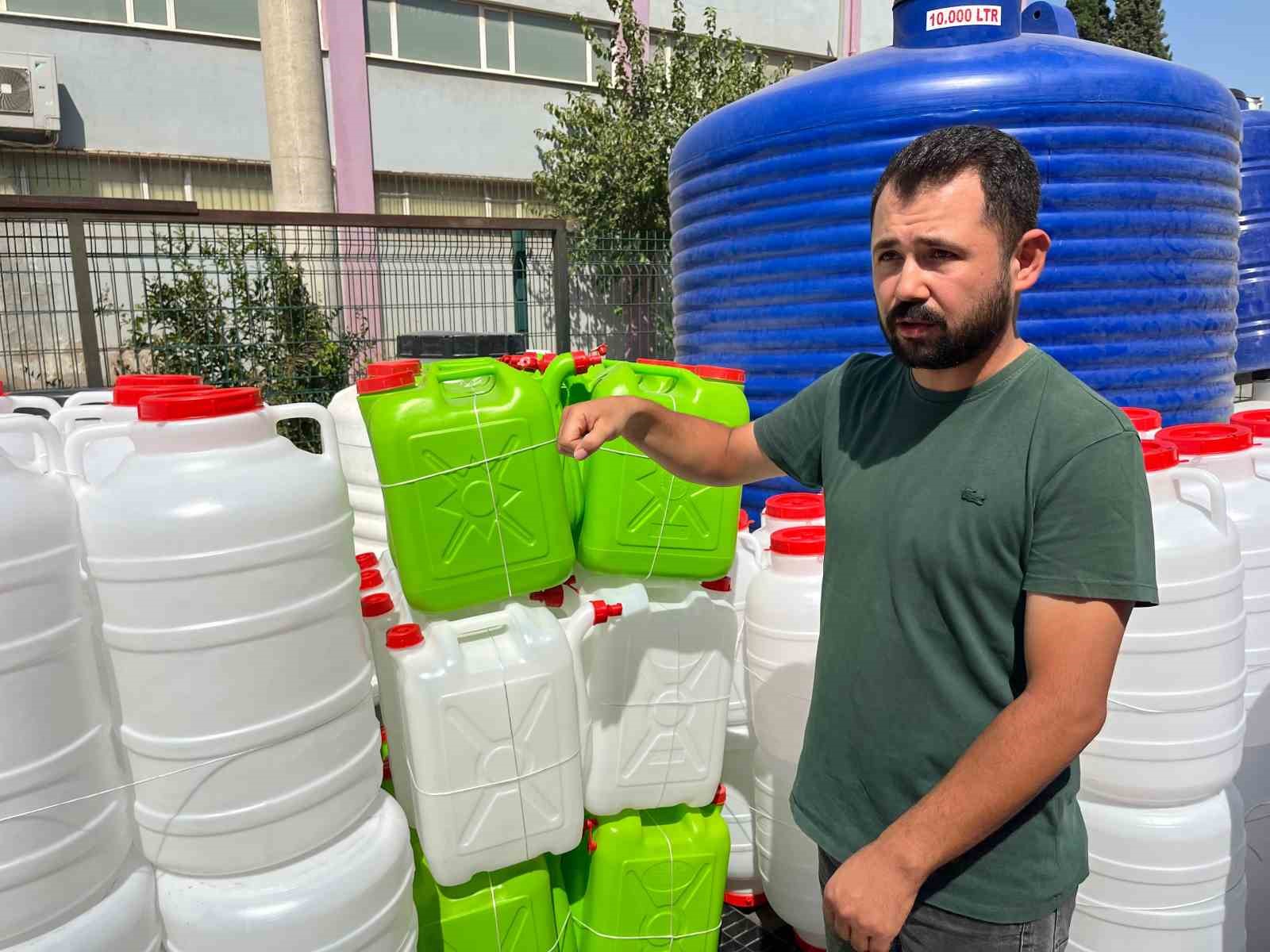 Barajlar boşaldı, bidonlar doldu