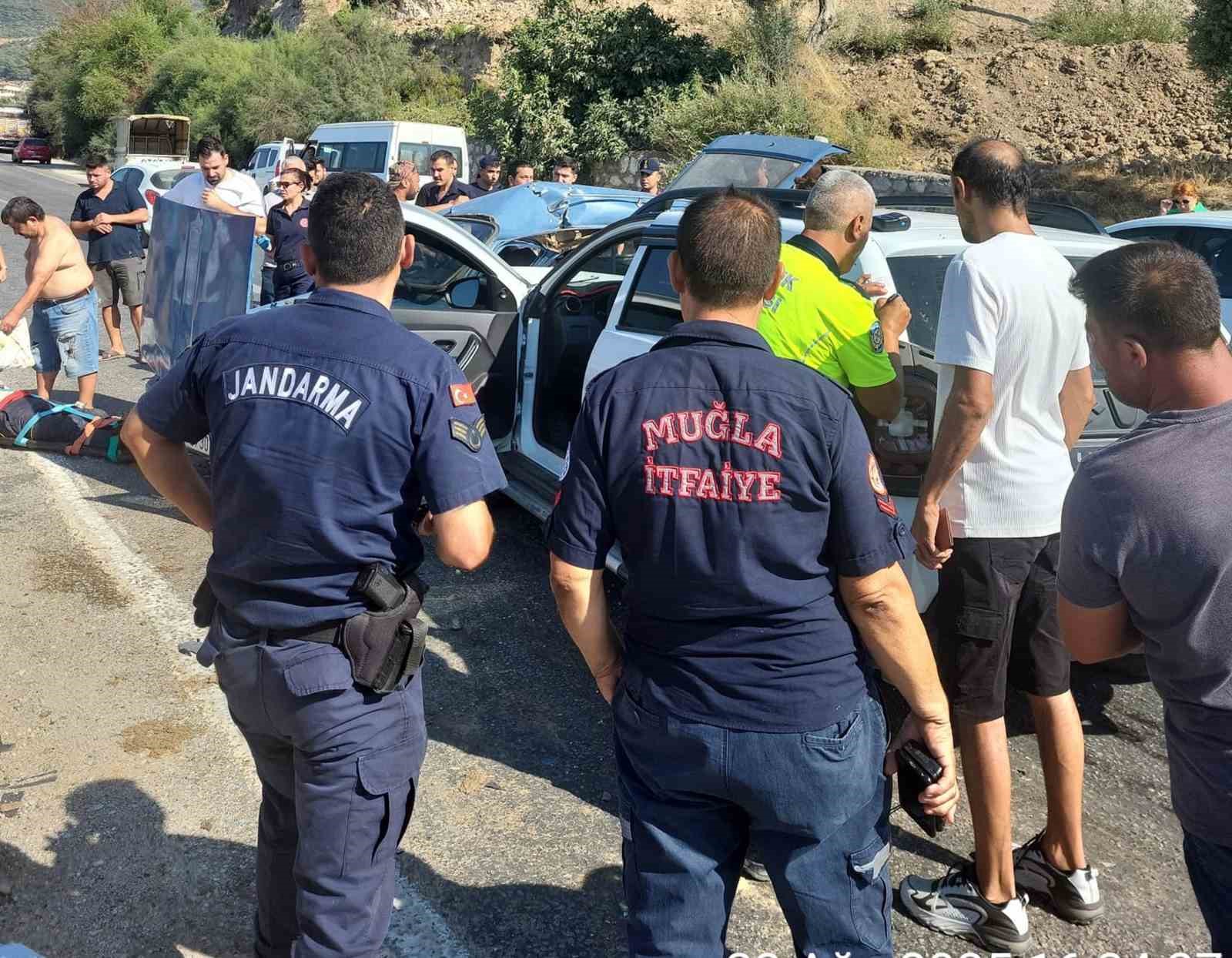 Milas’ta iki kaza: 4 yaralı 1 ölü