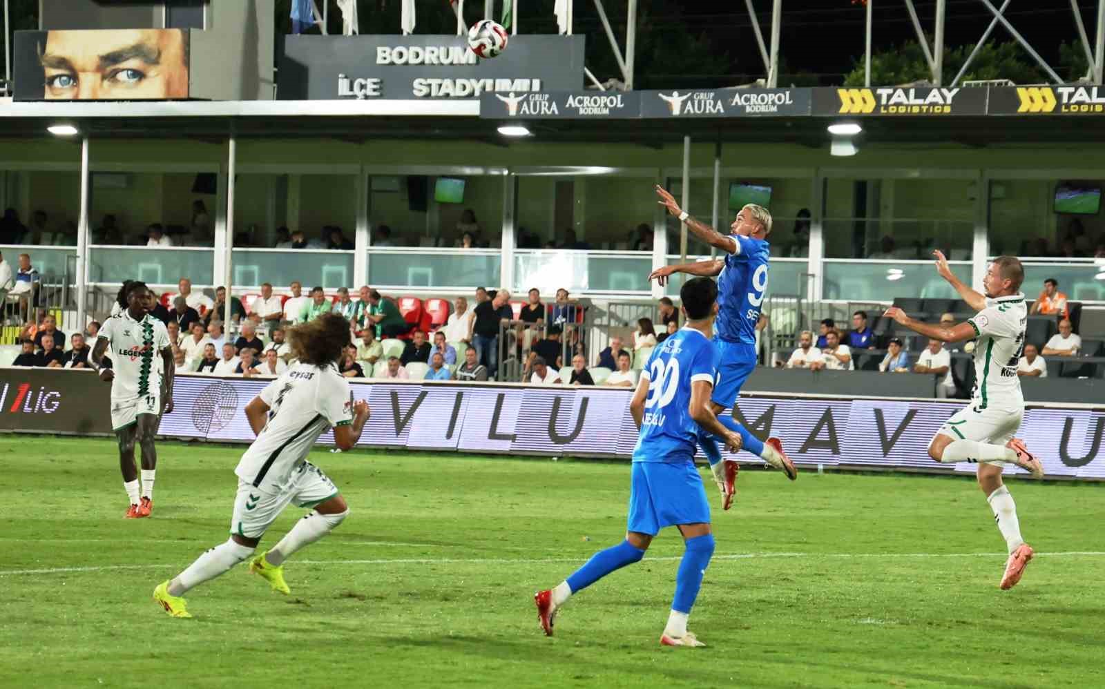 Trendyol 1. Lig: Bodrum FK: 3 - Sakaryaspor: 1
