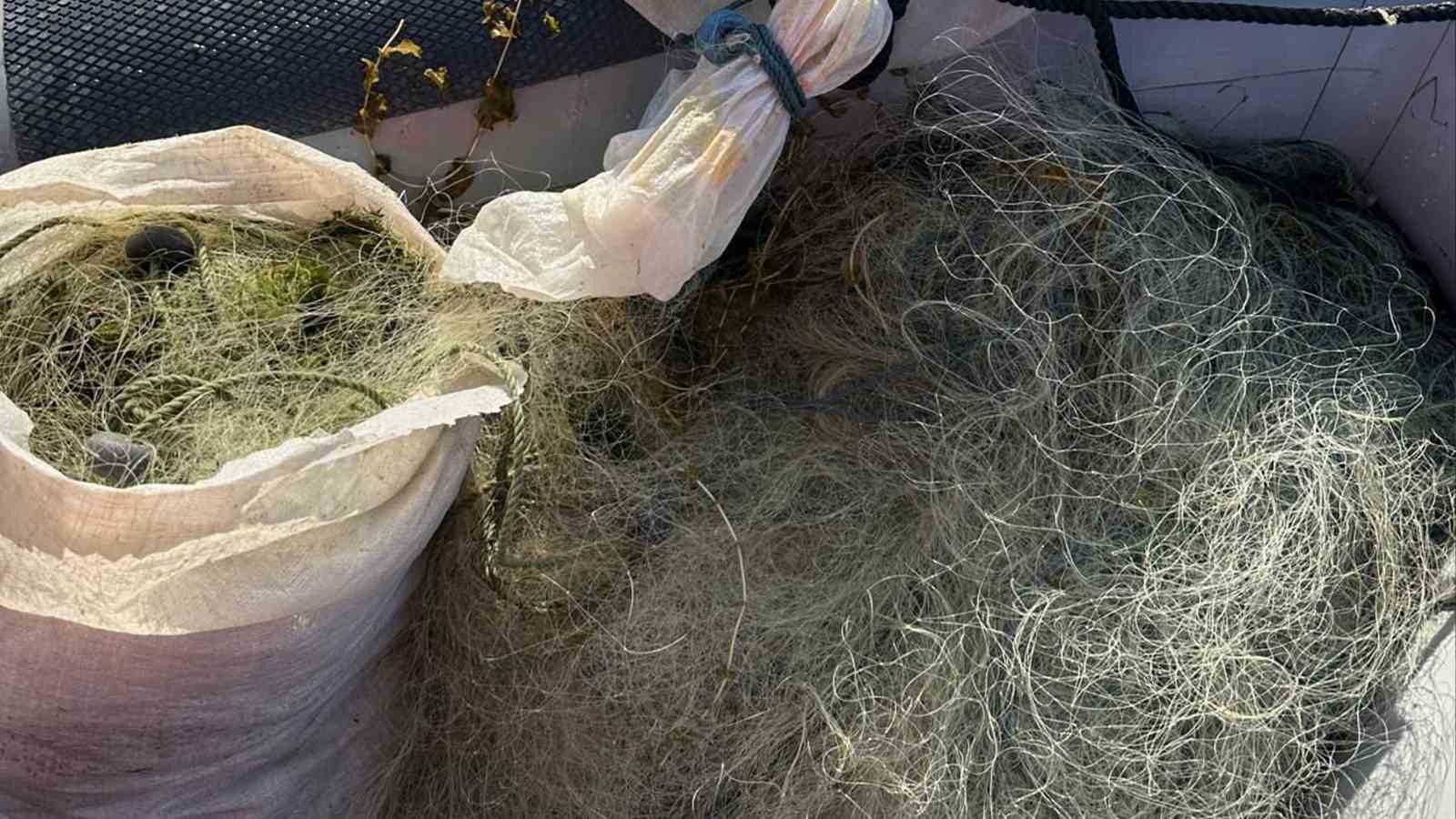 Kırıkkale’de 250 metrelik ağla balık avlayan şahsa ceza