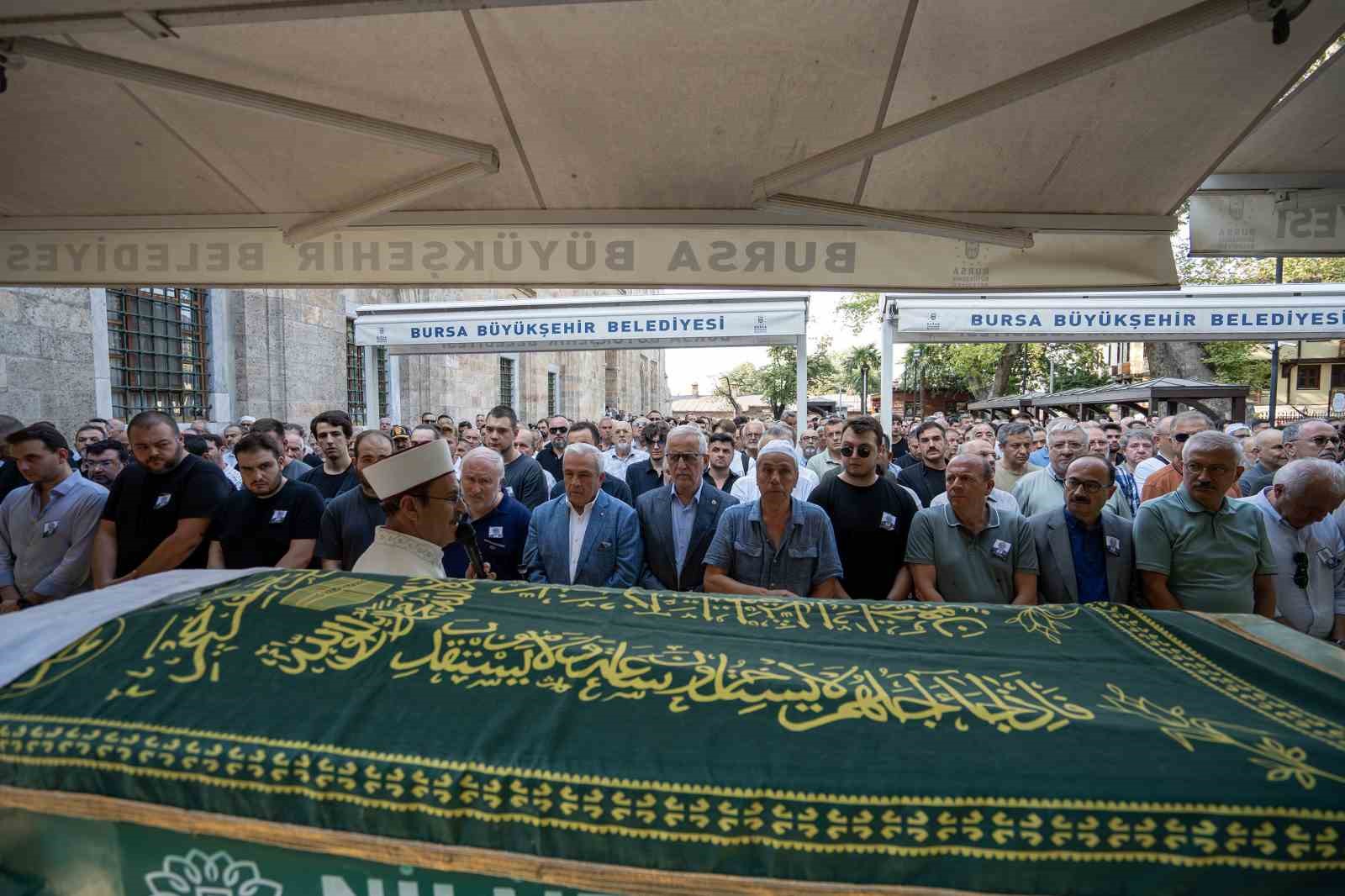 Bursa Ticaret Borsası Meclis Başkanı Mehmet Aydın son yolculuğuna uğurlandı