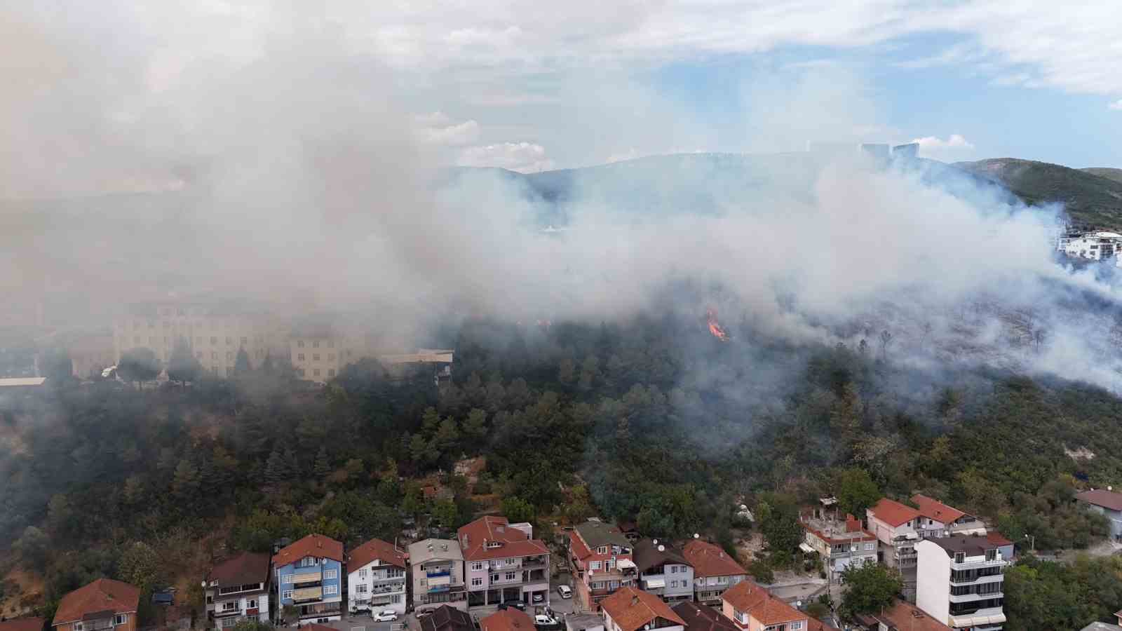 Kocaeli’de ağaçlık alana sıçrayan yangın kontrol altına alındı
