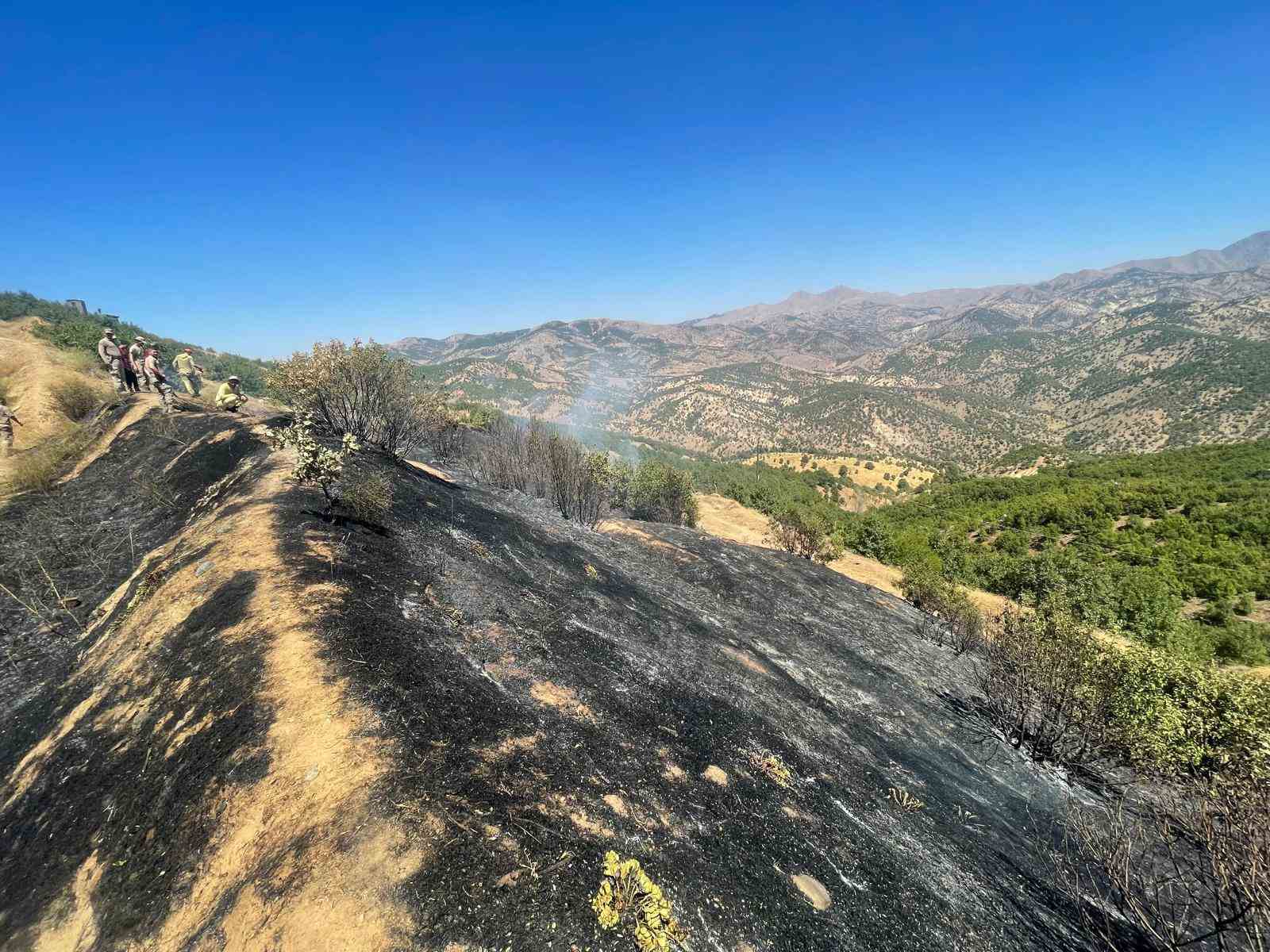 Diyarbakır’da üç farklı noktada çıkan yangınlar kontrol altına alındı