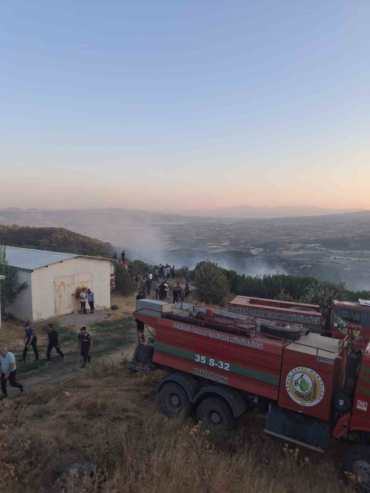 Manisa’da orman yangını