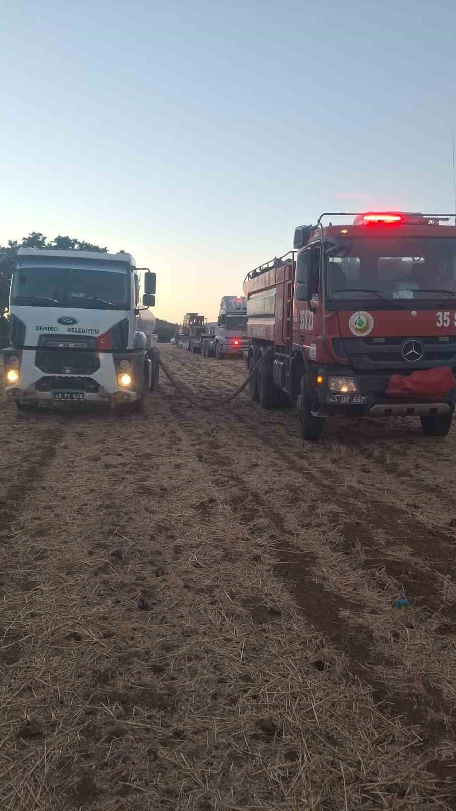 Manisa&rsquo;da orman yangını

