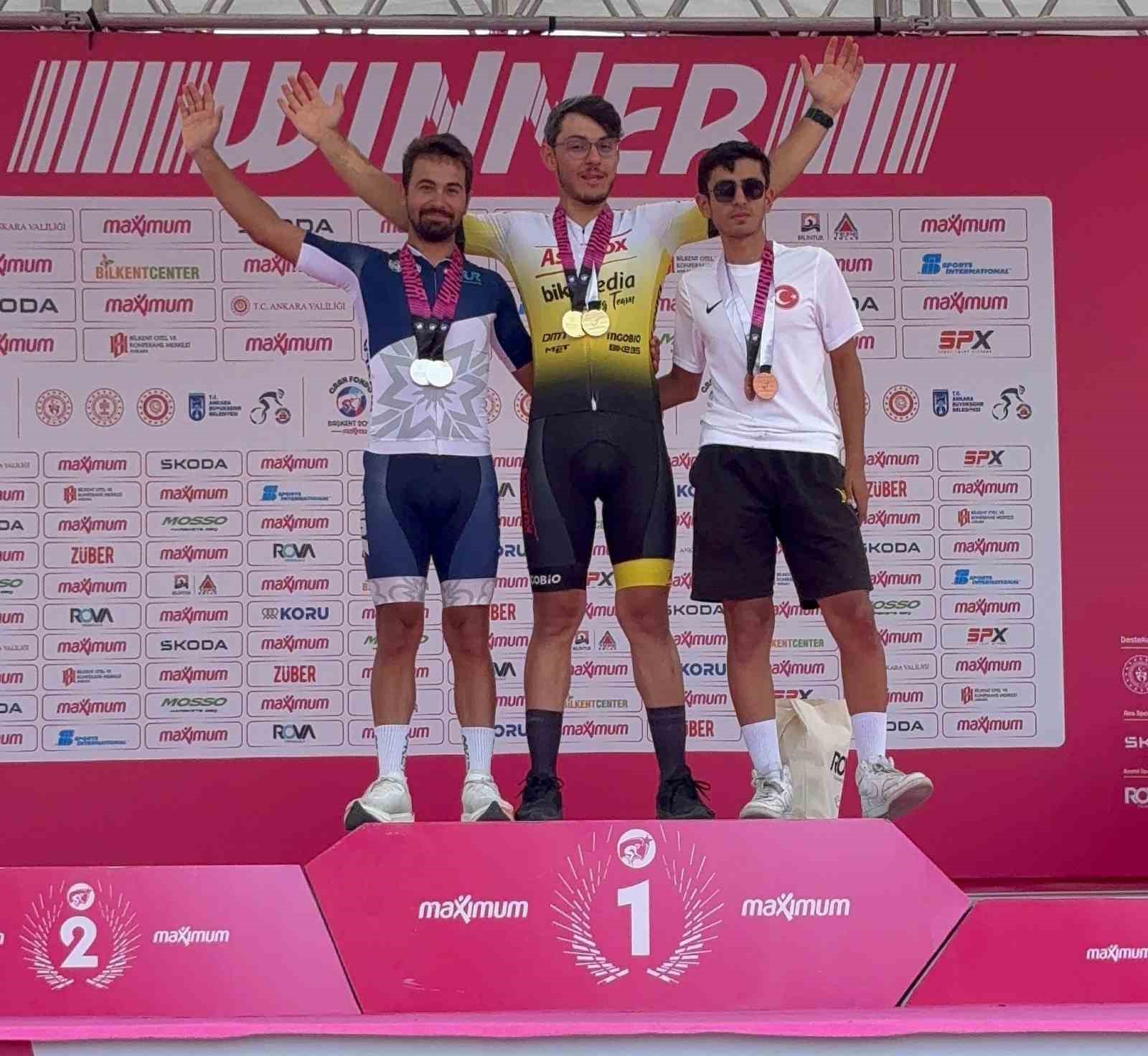 Bilecikli bisiklet sporcusundan büyük yarış öncesi bir başarı daha
