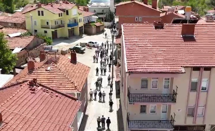 Karacakaş K&ouml;y&uuml;nde yağmur duası ve birlik yemeği
