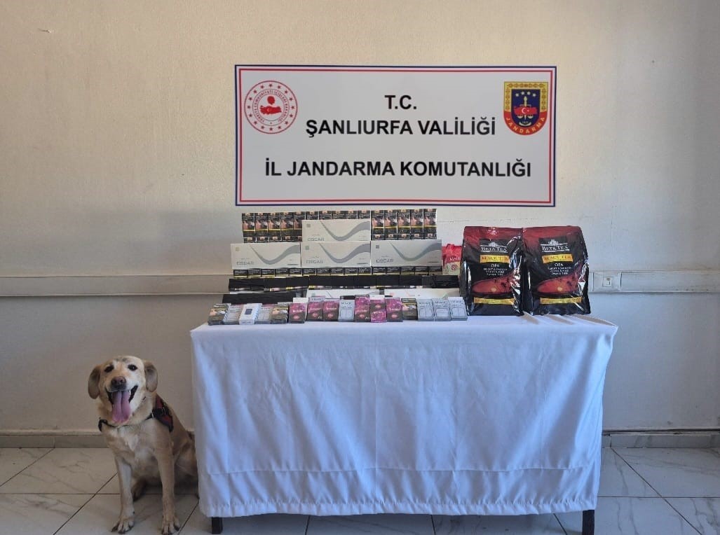 Şanlıurfa’da gümrük kaçağı malzemeler ele geçirildi