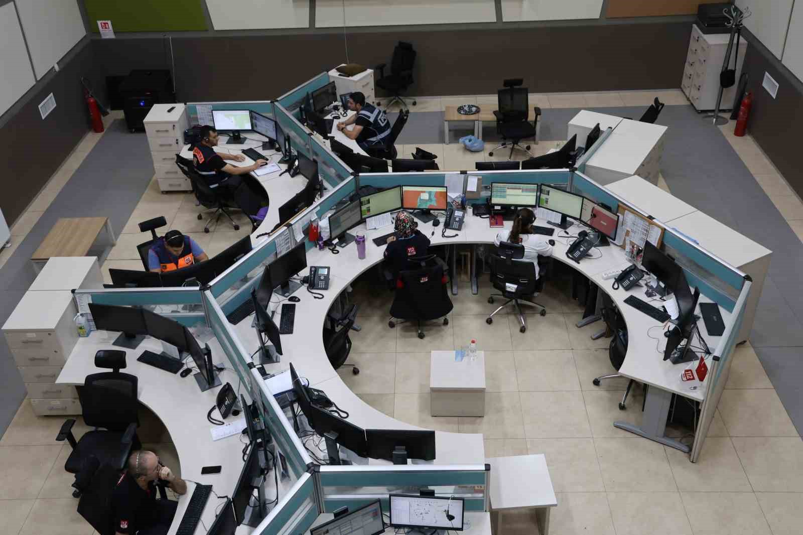 Kaza anında araç otomatik olarak acil çağrı sistemi 112’yi aradı