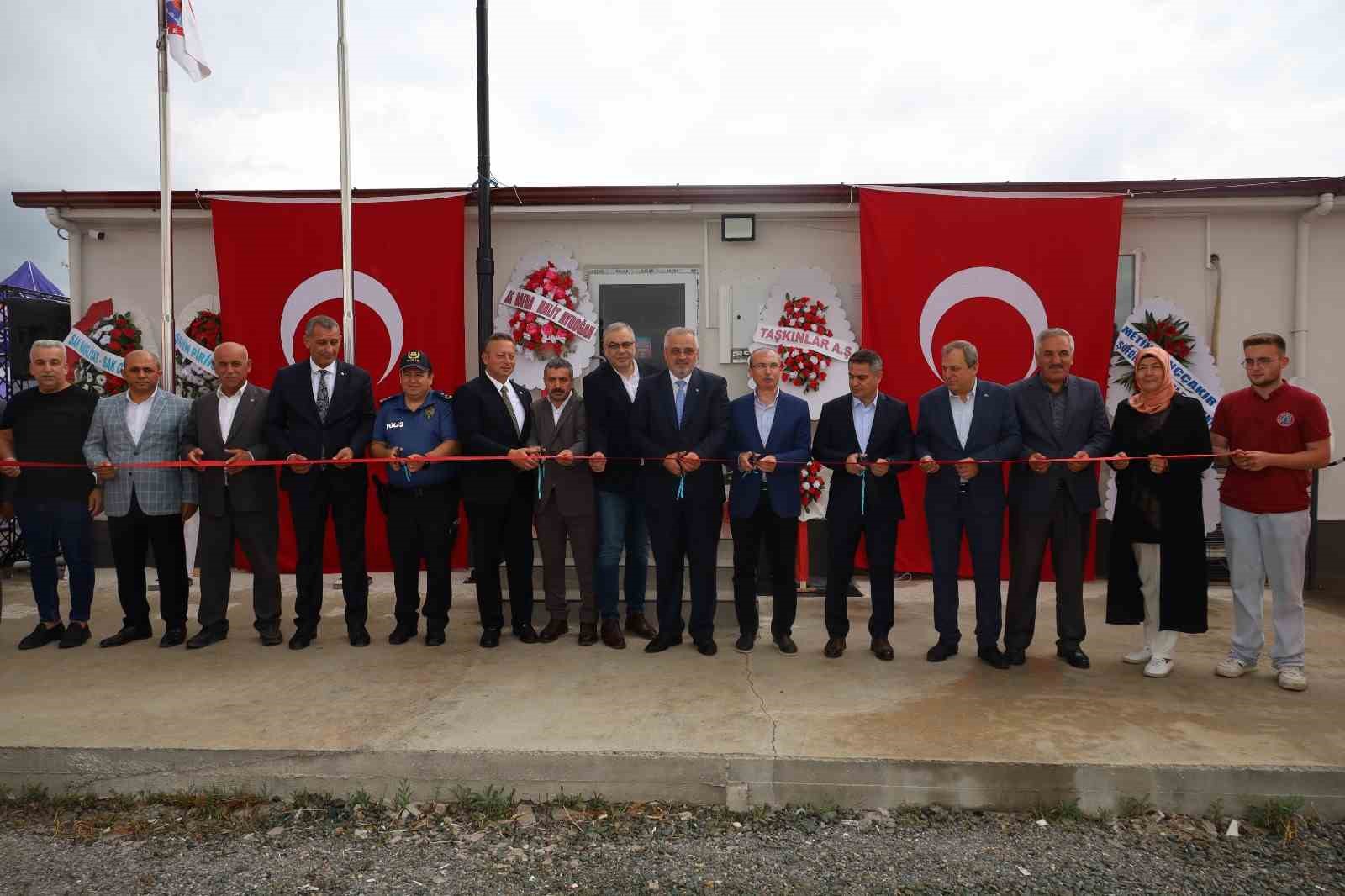 Bafra’da kamyon ve tır garajı hizmete açıldı