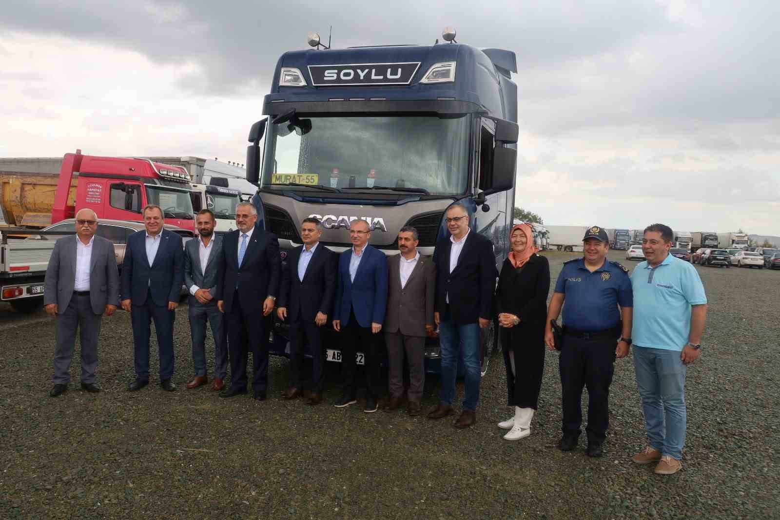 Bafra&rsquo;da kamyon ve tır garajı hizmete a&ccedil;ıldı
