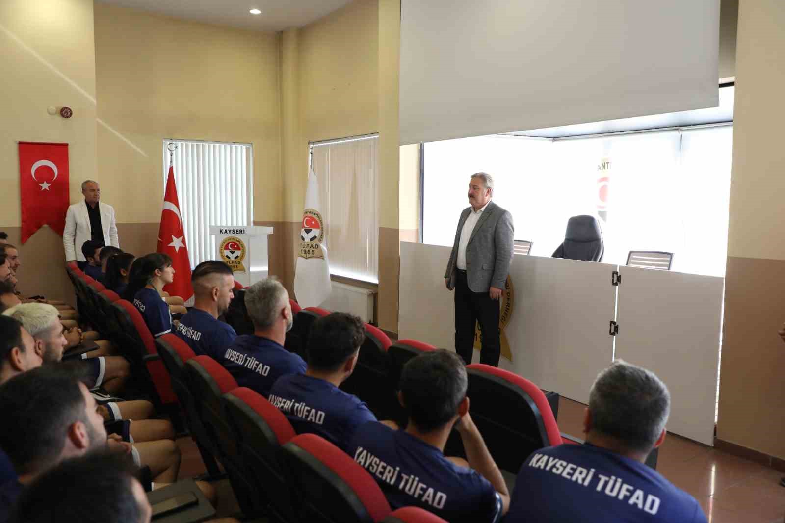 UEFA C Lisans Antrenör Eğitim Programı Kayseri’de başladı