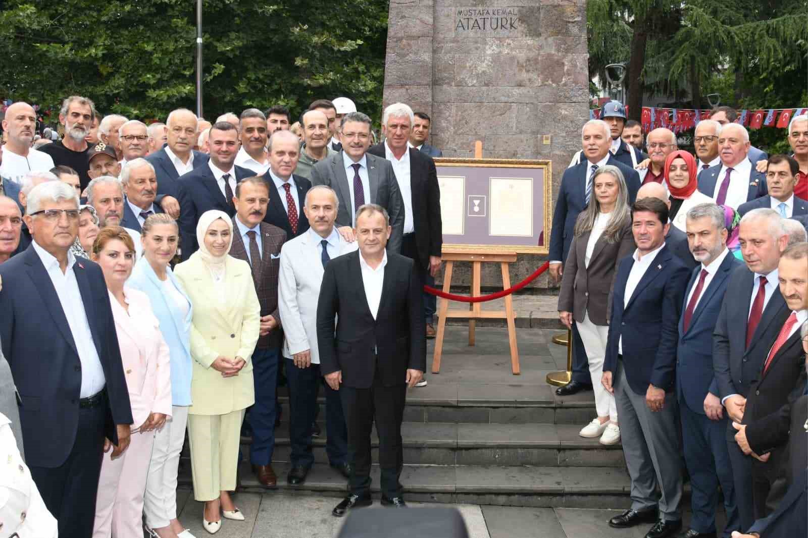 İstiklal Madalyası Trabzon&rsquo;da
