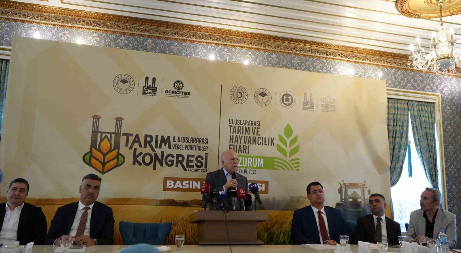 Uluslararası Tarım Fuarı ve Tarım Kongresi Erzurum&rsquo;da kapılarını a&ccedil;ıyor
