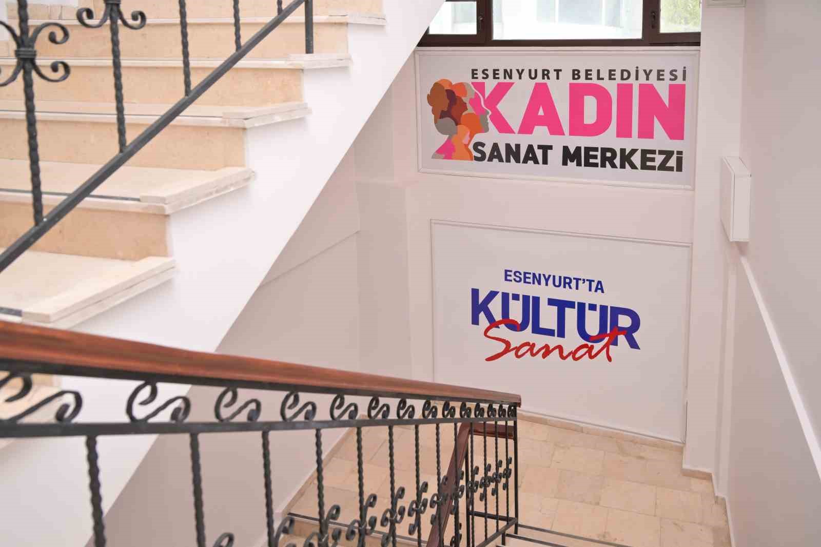 Esenyurt Belediyesi&rsquo;nden kadınları sanatla g&uuml;&ccedil;lendirecek yeni bir merkez
