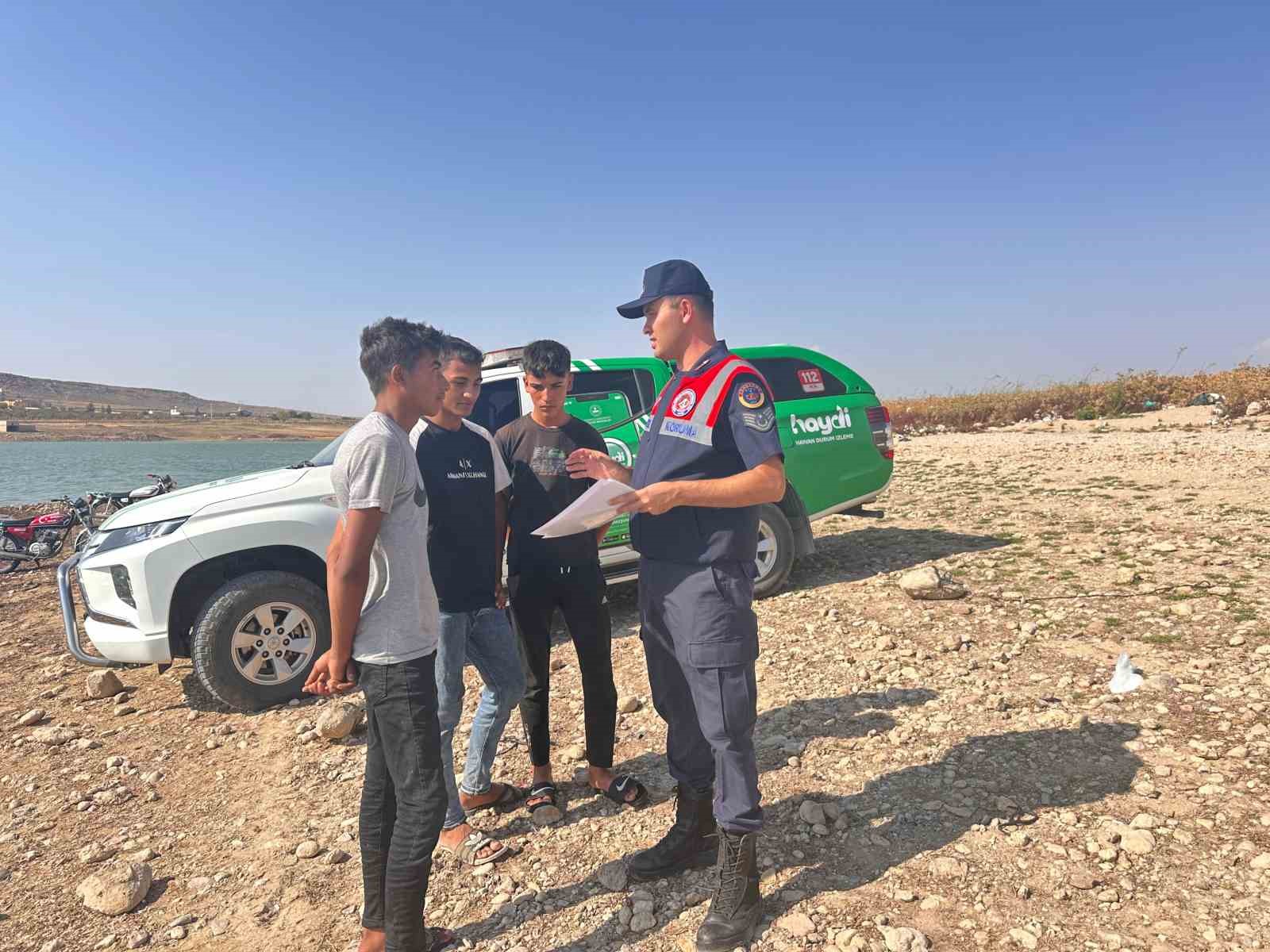 Kilis’te Jandarmadan balıkçılara bilgilendirme