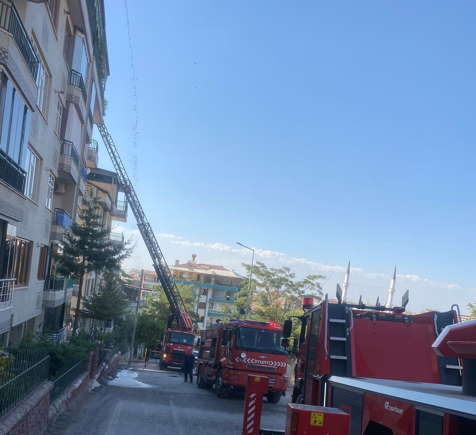 Malatya&rsquo;da ev yangını
