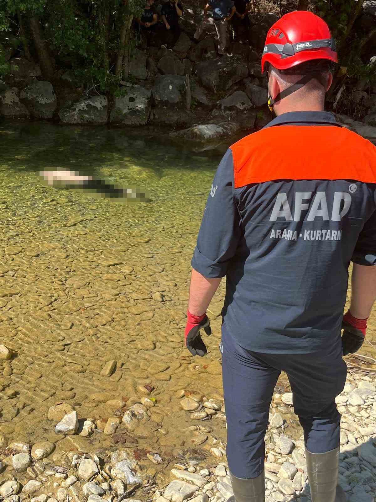 Kayıp adam derede ölü bulundu