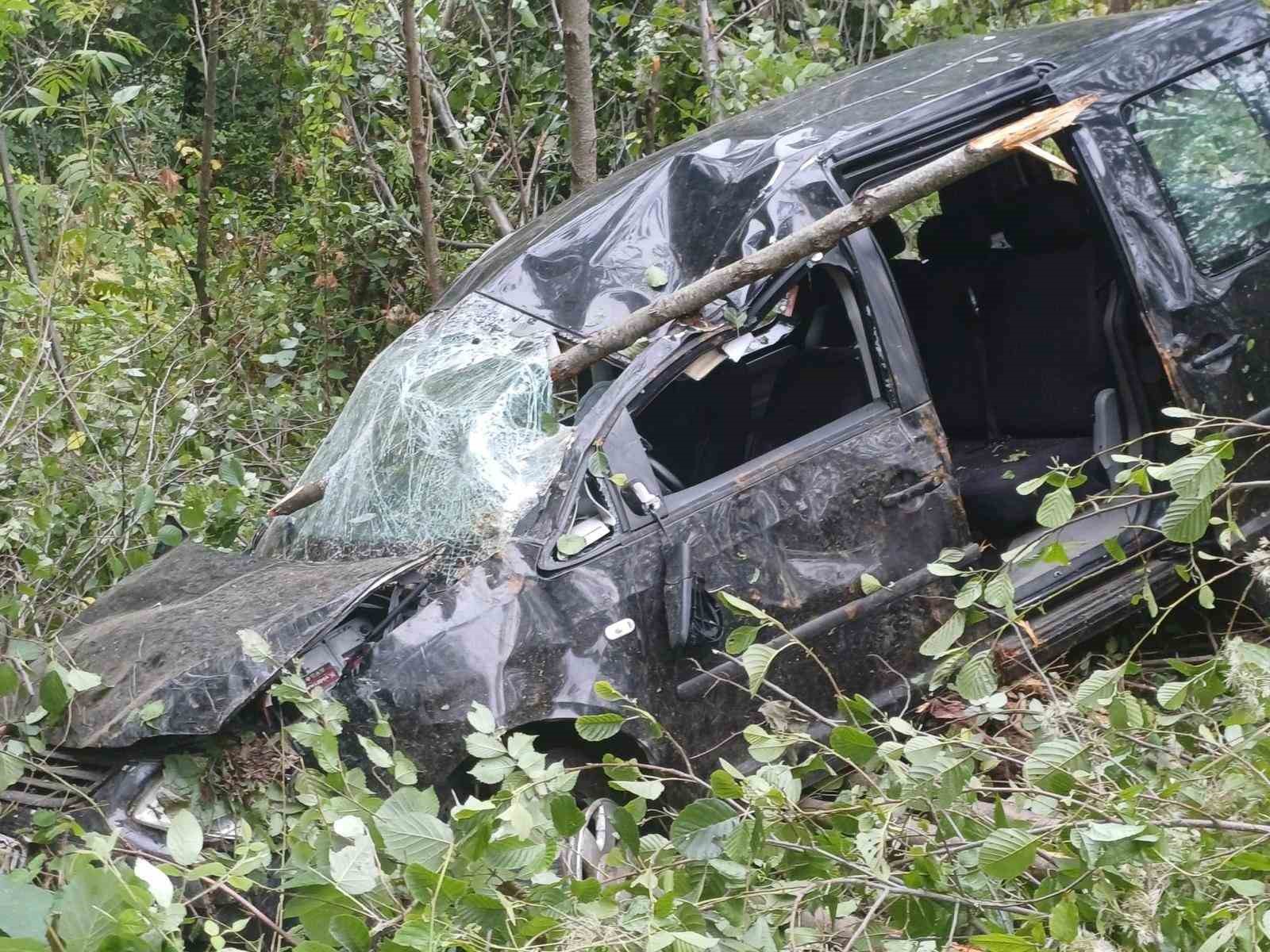 Trabzon’da trafik kazası 1 ölü, 2 yaralı