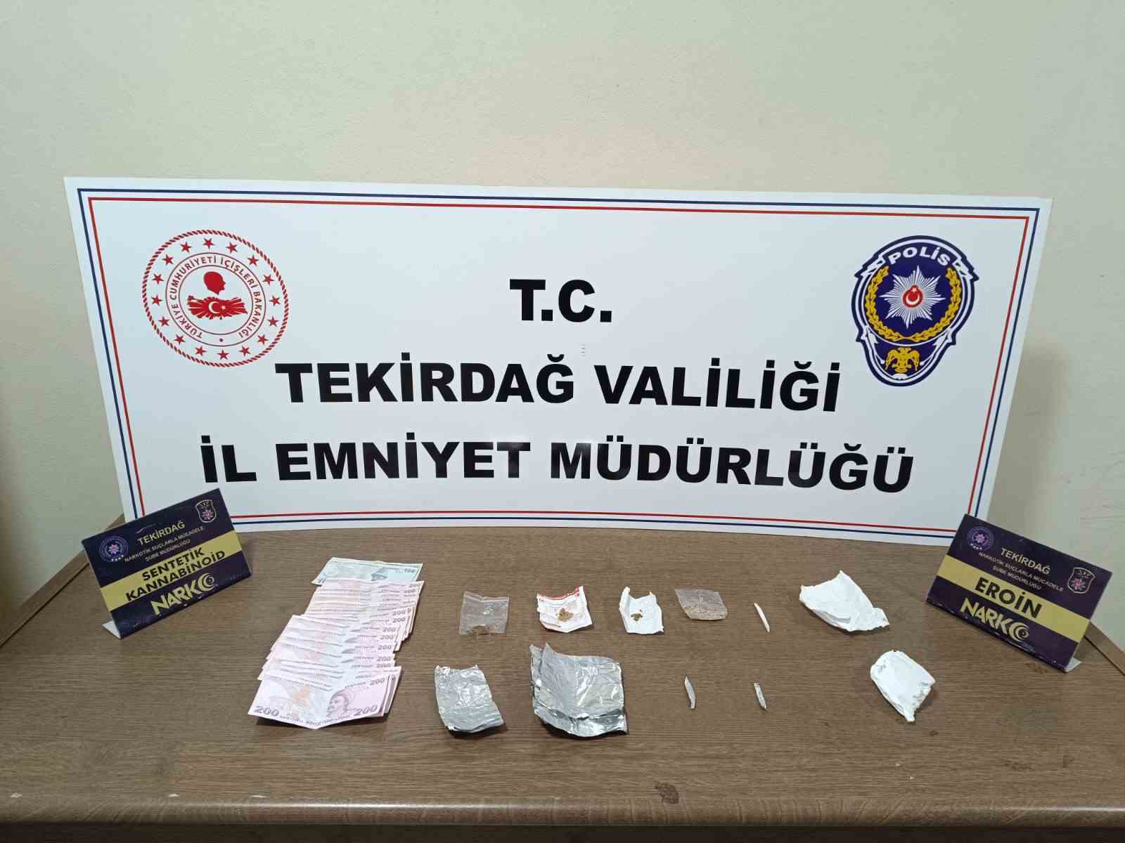 Tekirdağ&rsquo;da zehir tacirlerine ağır darbe: 6 tutuklama

