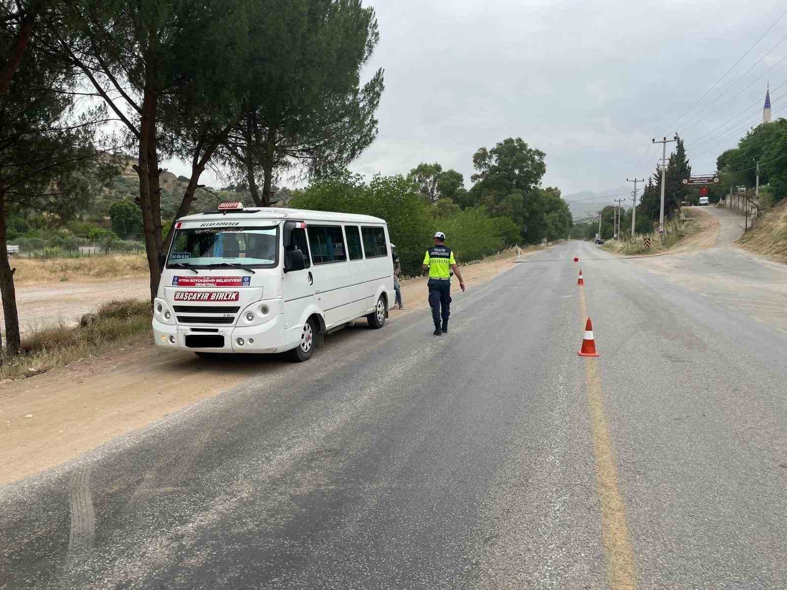 Aydın’da jandarmadan trafik denetimi